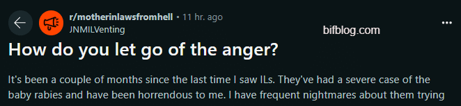 How do you let go of the anger?