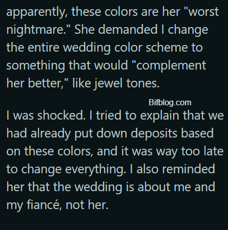 AITA for uninviting my sister from my wedding after she demanded I change my wedding colors because they "clash" with her complexion?