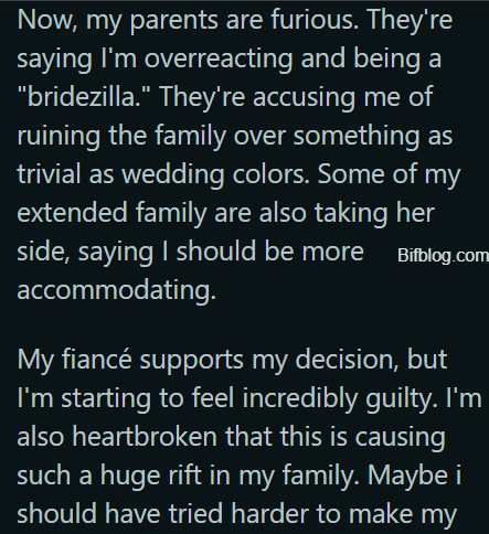 AITA for uninviting my sister from my wedding after she demanded I change my wedding colors because they "clash" with her complexion?