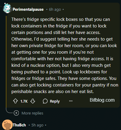 AITAH for installing a lock on my fridge to stop my roommate from ‘stress-eating’ my food?