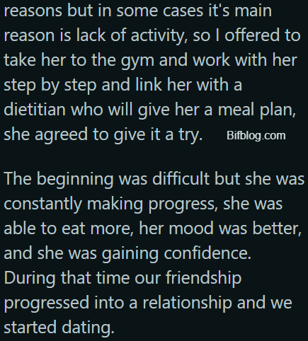 AITA I helped my girlfriend cure her anorexia, she broke up with me but still wants my help, I refused to help her