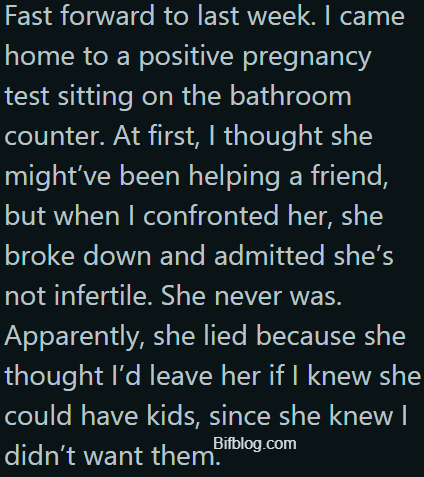 AITA for kicking my fiancée out of the house after finding out she lied about being infertile?