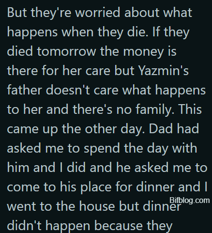 AITA for telling my dad and his wife I won't take responsibility for my disabled stepsister's care in the future?