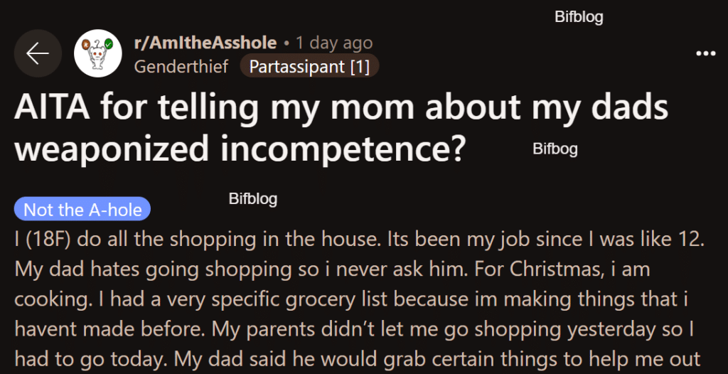 You have been shopping for the house since you were 12? Wow, your parents are terrible. Both of them. Dad may be weaponizing his incompetence,