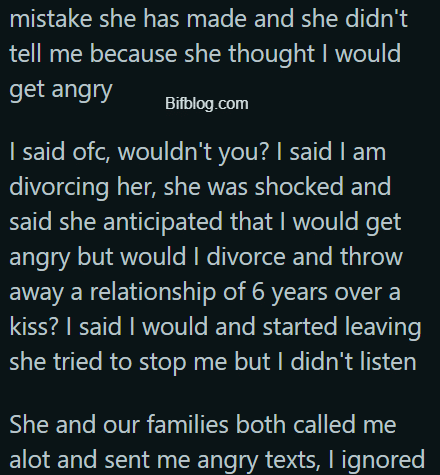 Aita for divorcing my wife and telling everyone that my she cheated on me